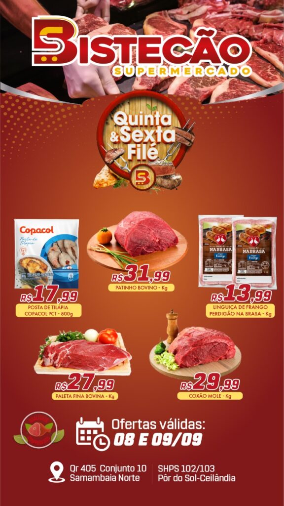 ofertas supermercado bistecão Brasília DF