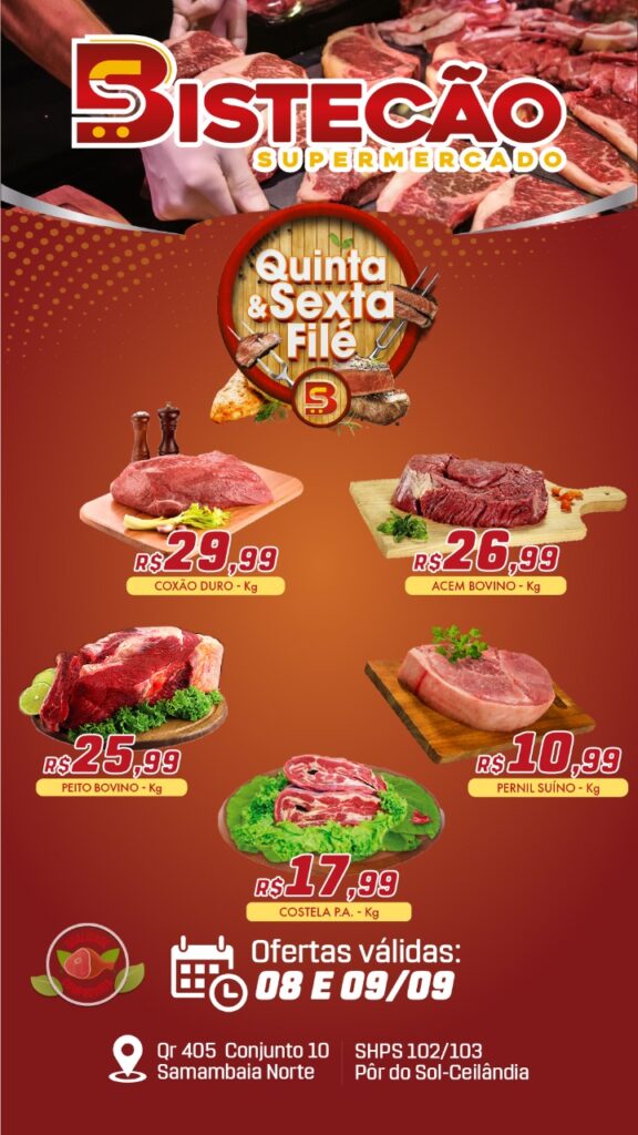 ofertas supermercado bistecão Brasília DF
