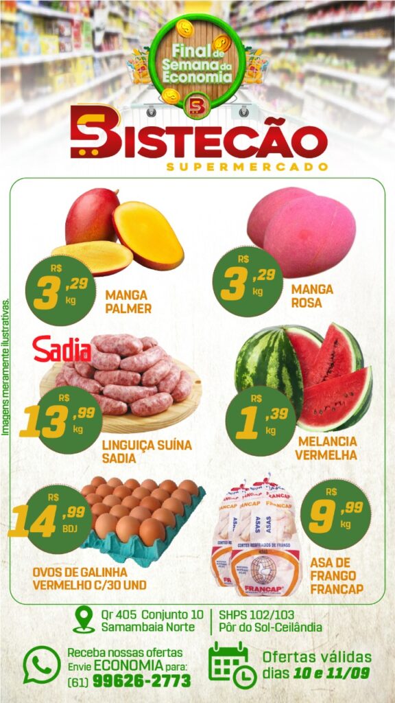 ofertas supermercado bistecão Brasília DF
