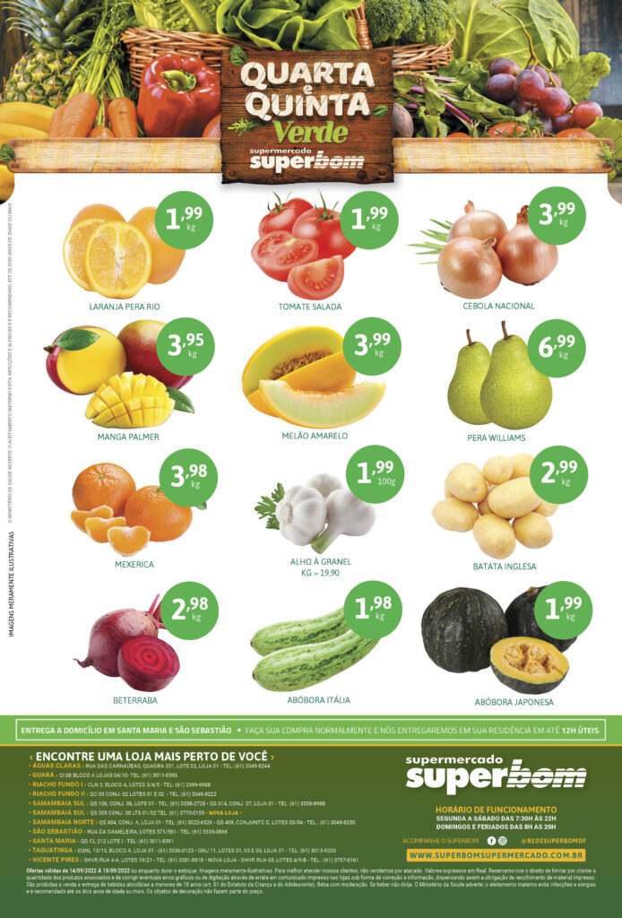 encarte de ofertas supermercado superbom brasilia df