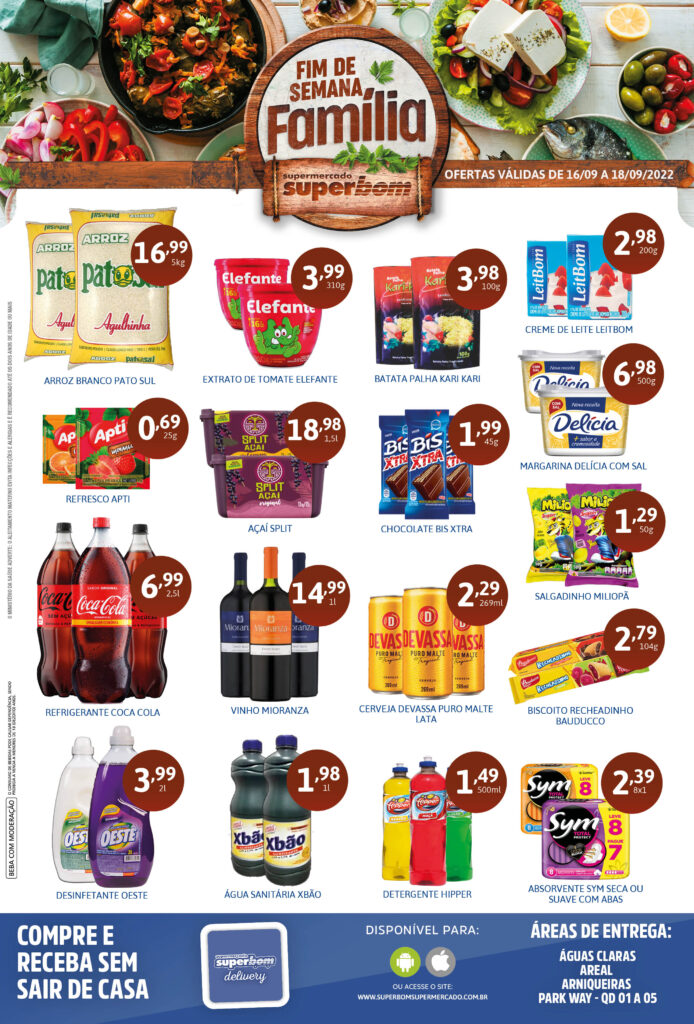 encarte de ofertas supermercado superbom brasilia df