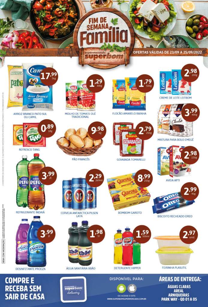 encarte de ofertas supermercado superbom brasilia df
