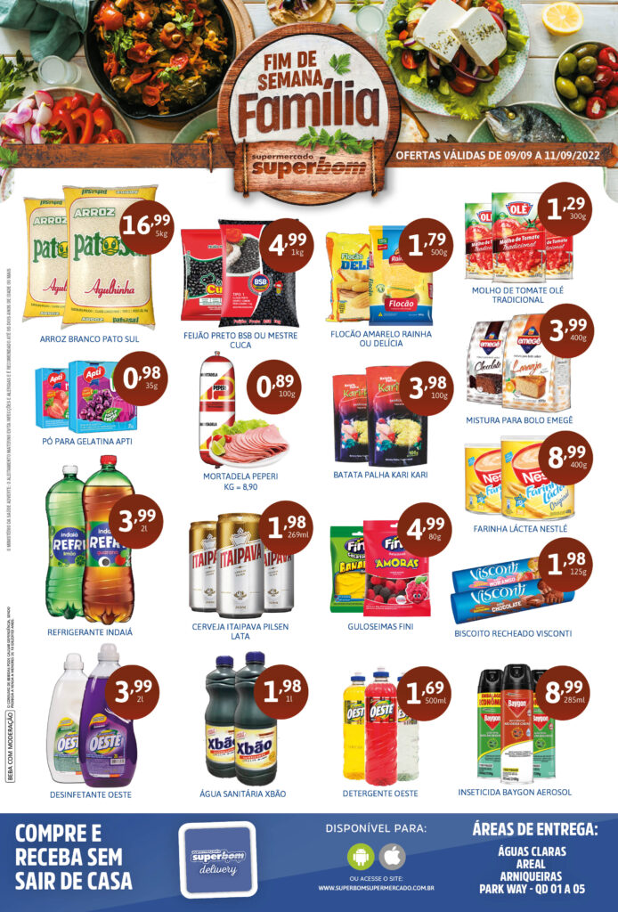 encarte de ofertas supermercado superbom brasilia df