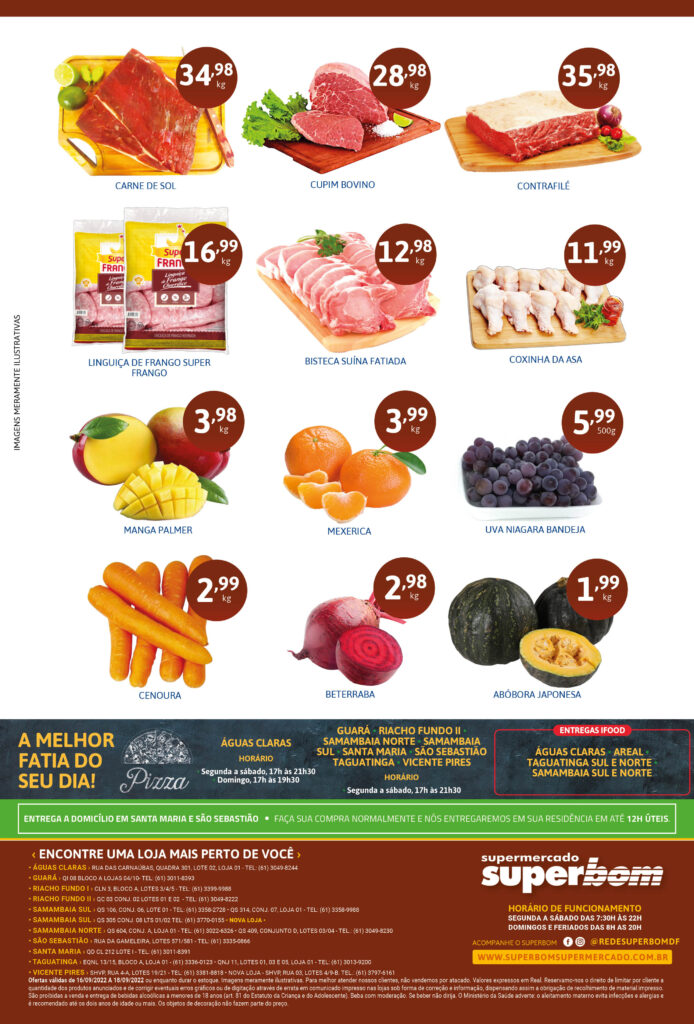 encarte de ofertas supermercado superbom brasilia df