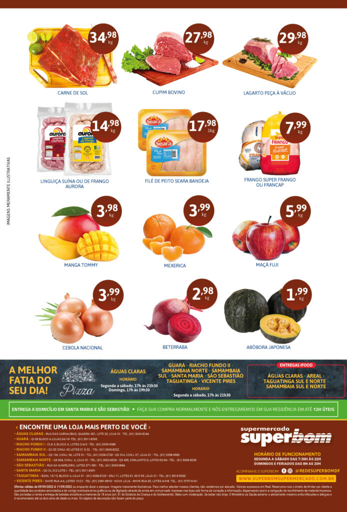 encarte de ofertas supermercado superbom brasilia df