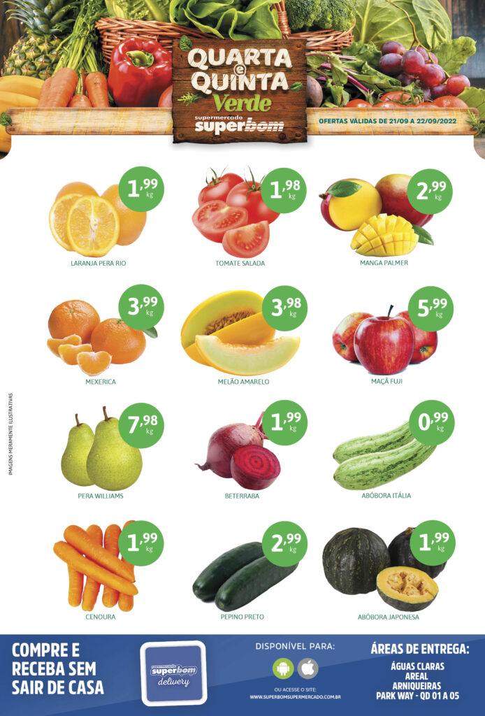 encarte de ofertas supermercado superbom brasilia df