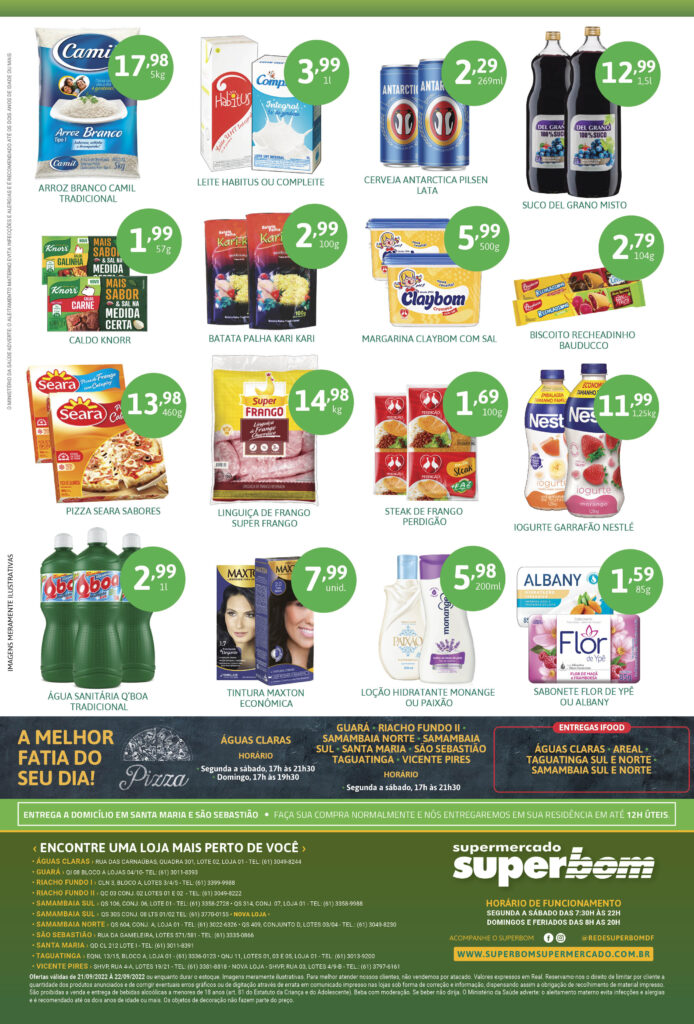encarte de ofertas supermercado superbom brasilia df