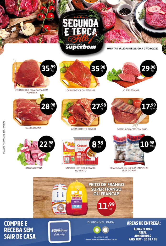 encarte de ofertas supermercado superbom brasilia df