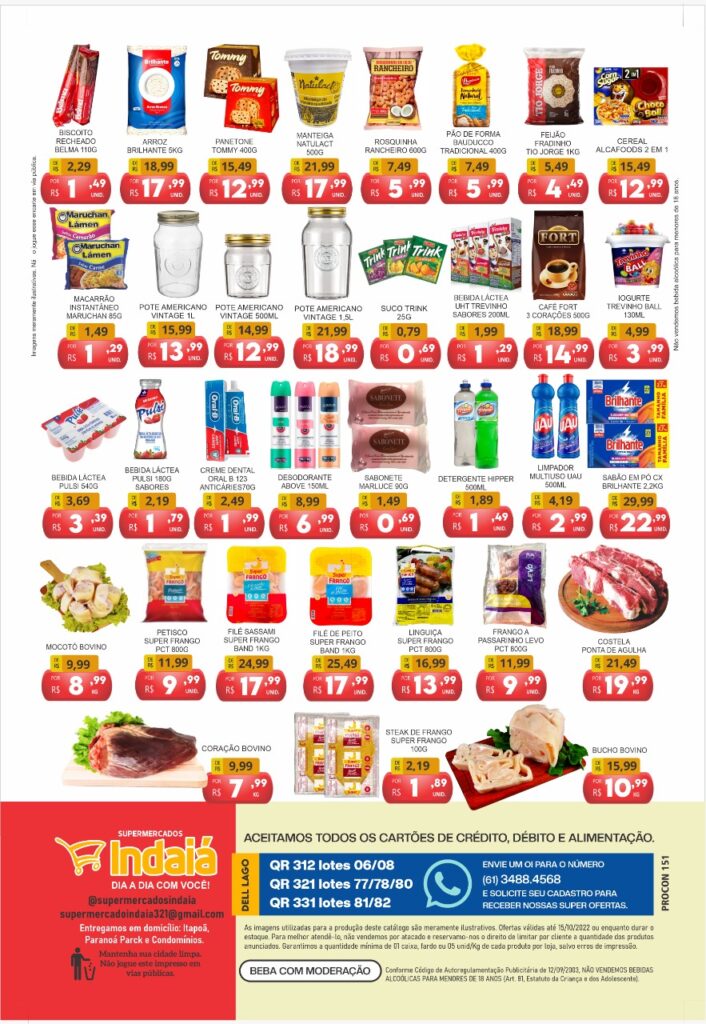 ofertas supermercado indaiá Itapoá Paranoá DF