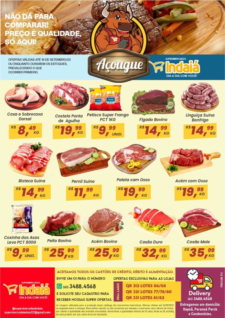 ofertas supermercado indaiá Itapoá Paranoá DF