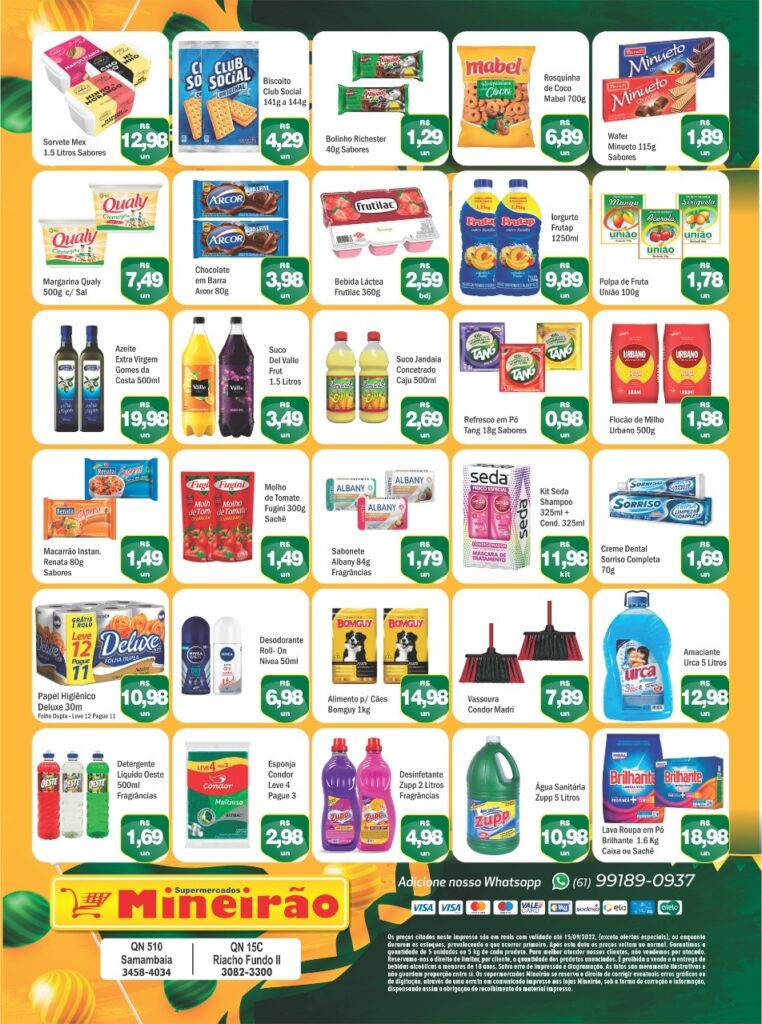 ofertas supermercado Mineirão Brasília DF