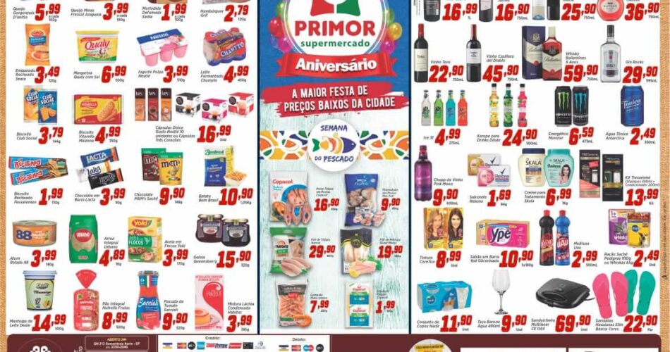 Supermercado Primor até 08/09/2022