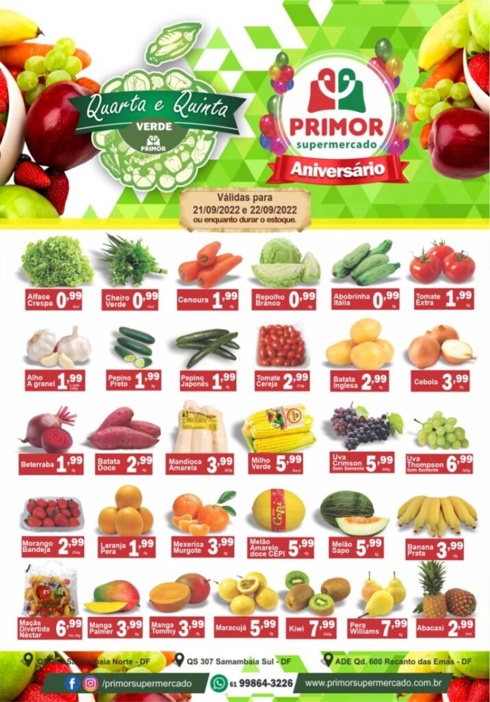 ofertas supermercado primor distrito federal
