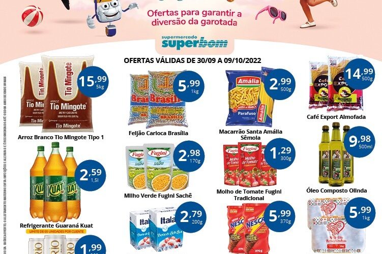 encarte de ofertas supermercado superbom brasilia df