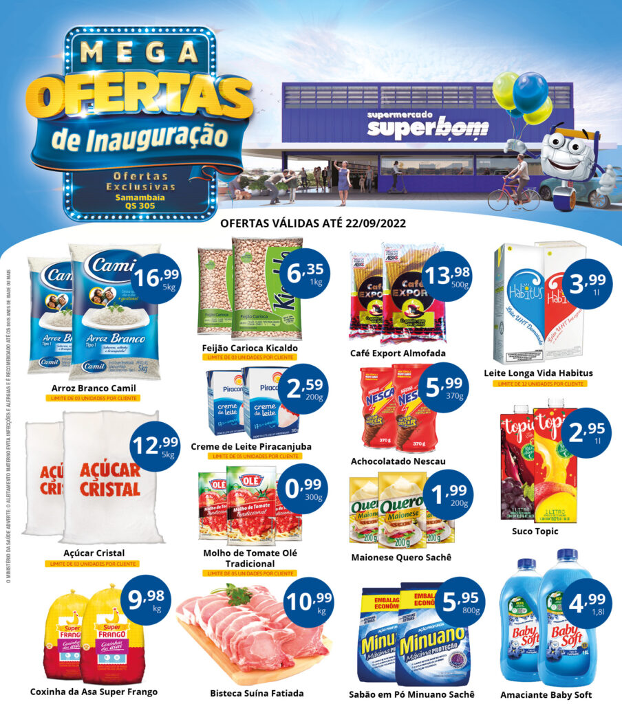 encarte de ofertas supermercado superbom brasilia df