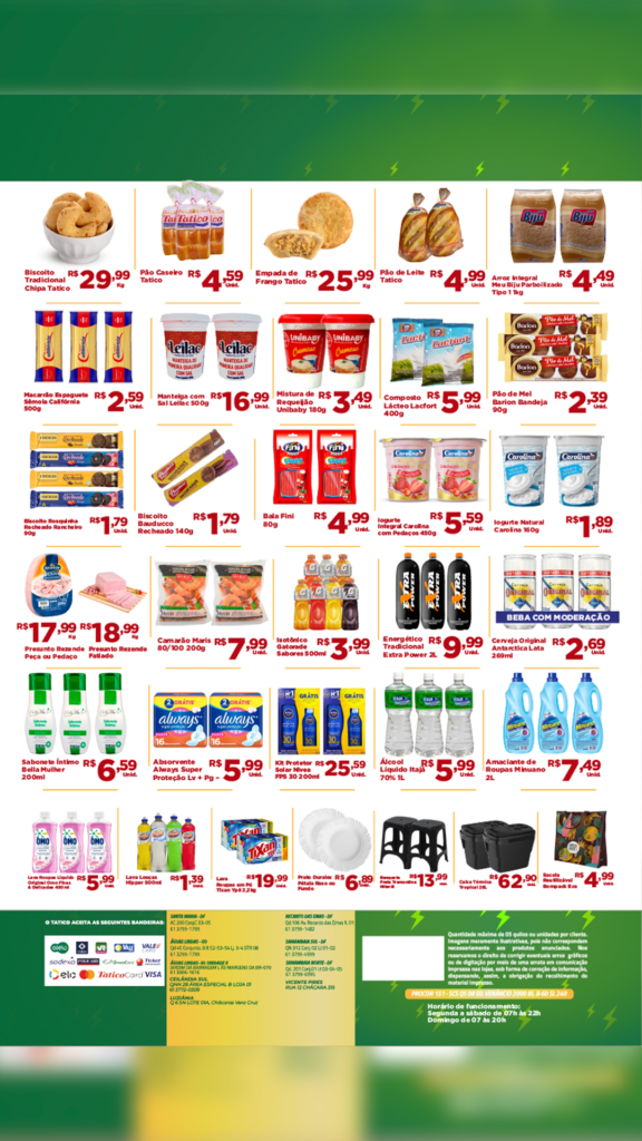encartes de ofertas supermercado tatico Brasília DF
