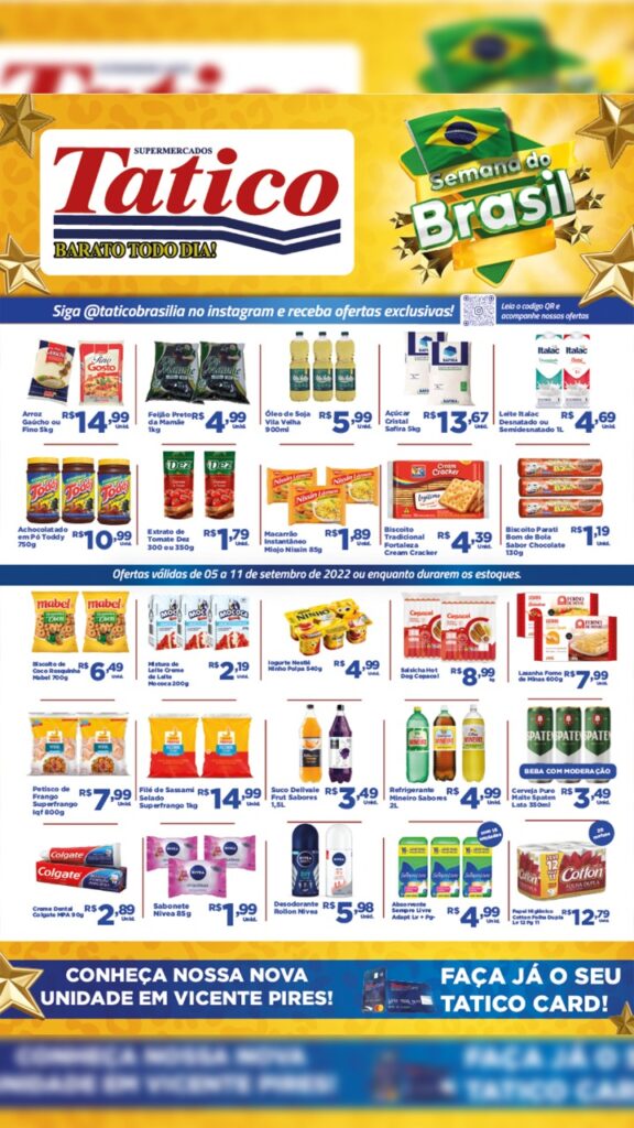 encartes de ofertas supermercado tatico Brasília DF