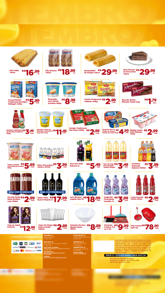 encartes de ofertas supermercado tatico Brasília DF