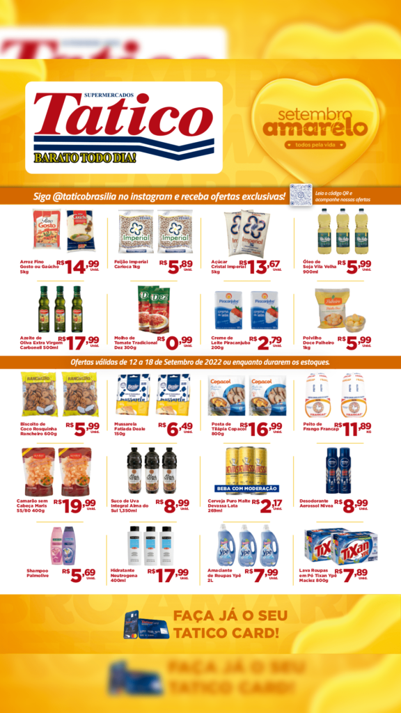 encartes de ofertas supermercado tatico Brasília DF
