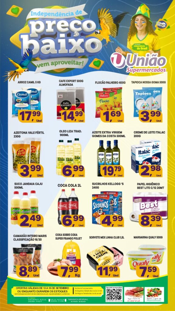encartes de ofertas supermercado união são sebastião df