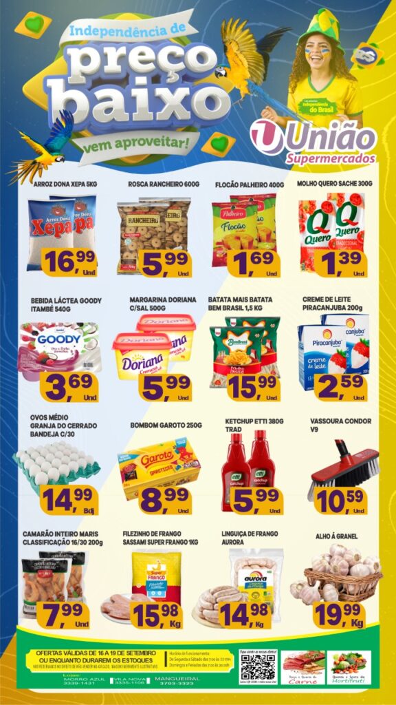 encartes de ofertas supermercado união são sebastião df