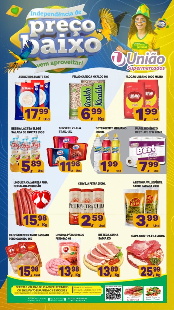 encartes de ofertas supermercado união são sebastião df