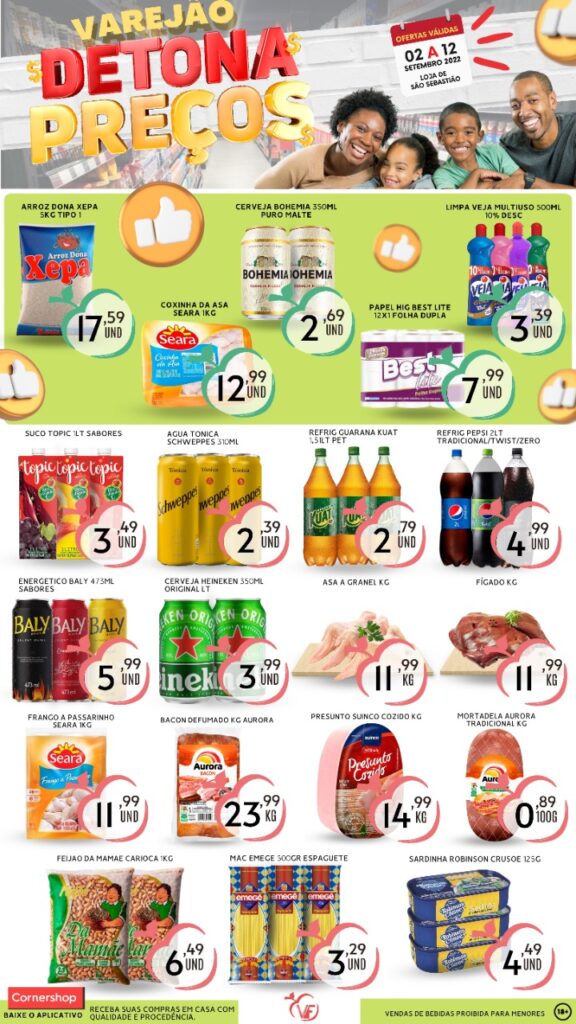 ofertas supermercado varejão da fartura