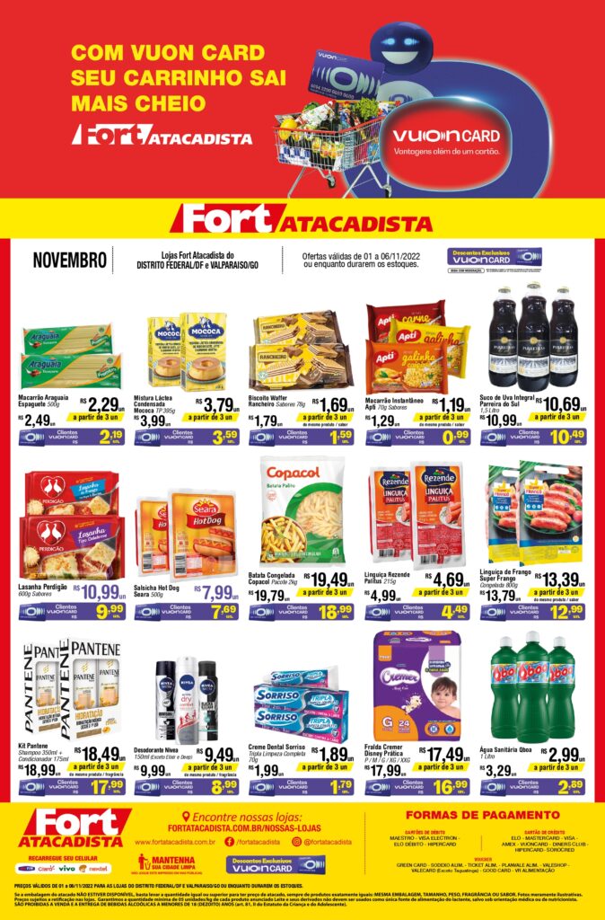 encartes de ofertas fort atacadista Brasília DF