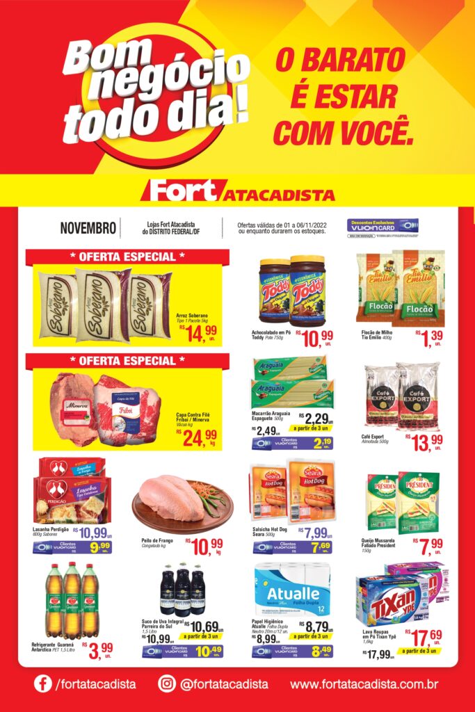 encartes de ofertas fort atacadista Brasília DF