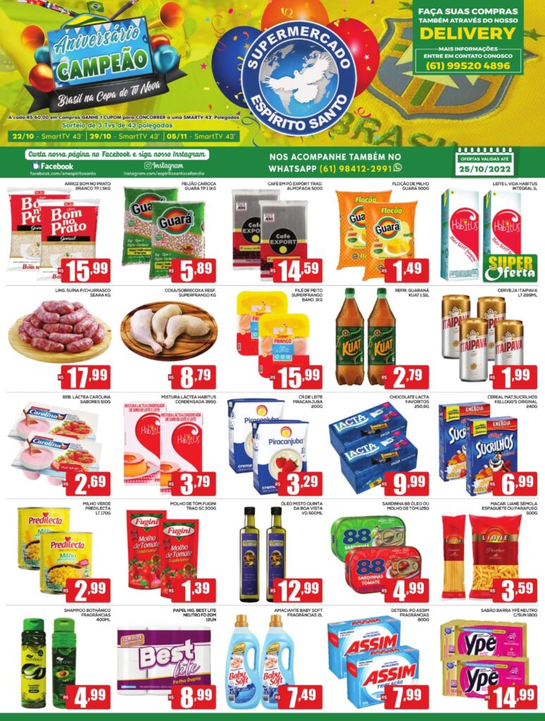ofertas supermercado espirito santo Brasília df