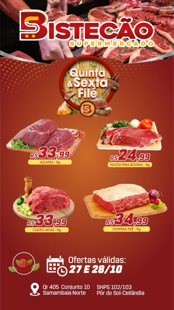 ofertas supermercado bistecão Brasília DF