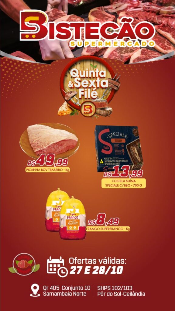 ofertas supermercado bistecão Brasília DF