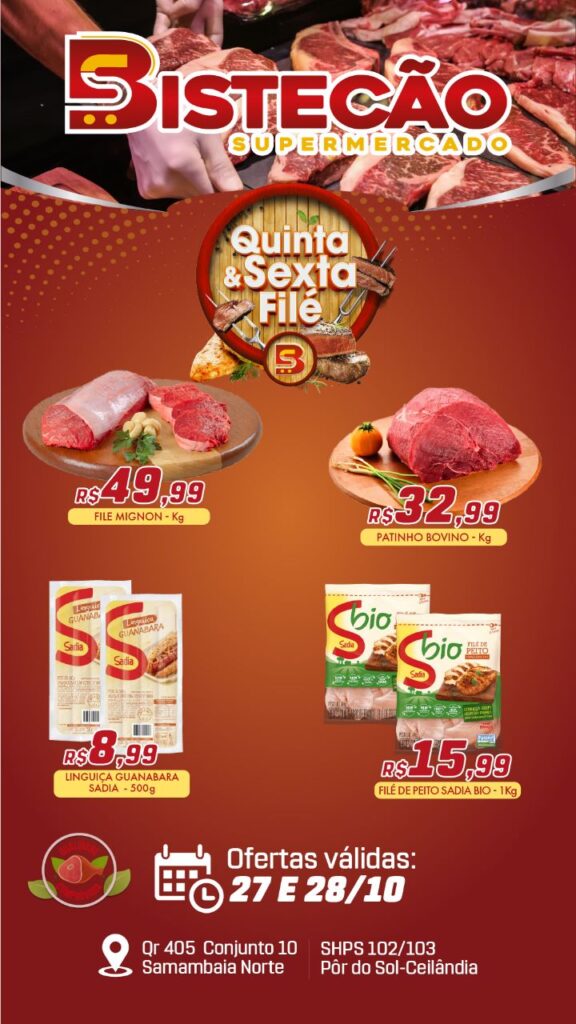 ofertas supermercado bistecão Brasília DF