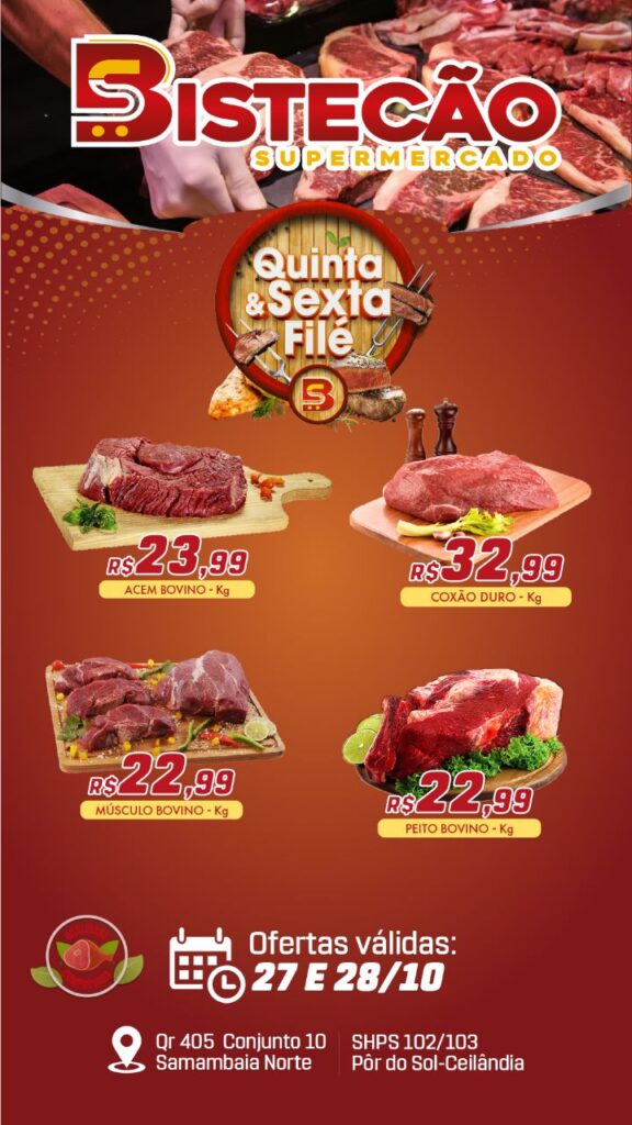 ofertas supermercado bistecão Brasília DF