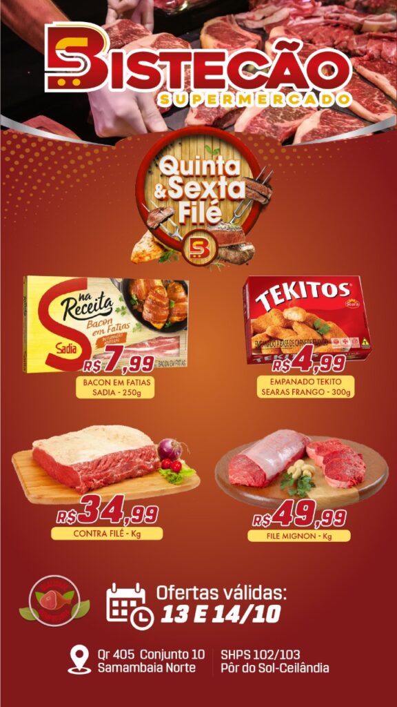 ofertas supermercado bistecão Brasília DF