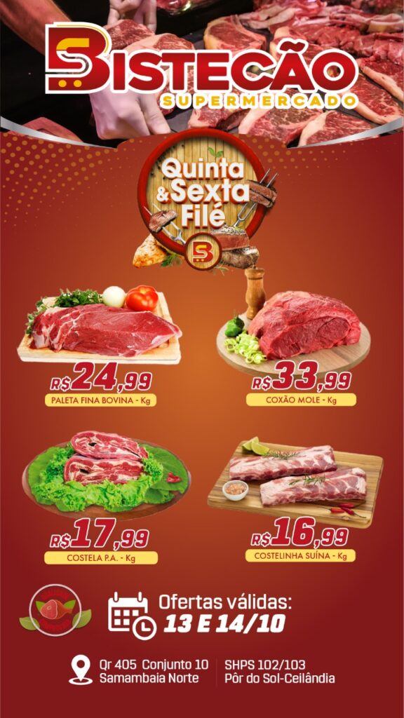 ofertas supermercado bistecão Brasília DF