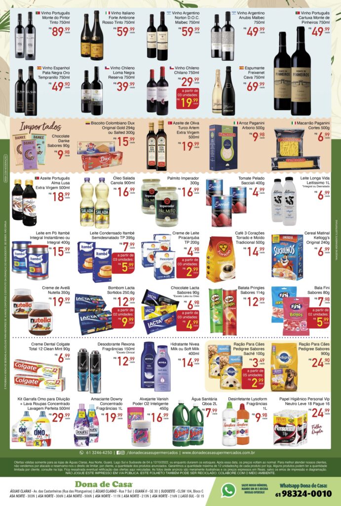 encarte de ofertas supermercado dona de casa Brasília df