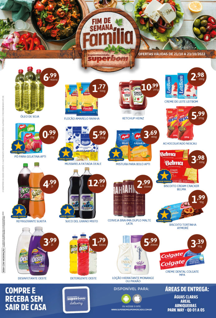 encarte de ofertas supermercado superbom brasilia df