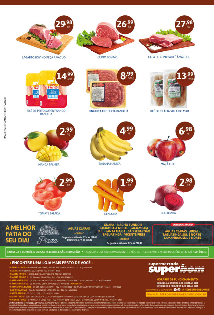 encarte de ofertas supermercado superbom brasilia df