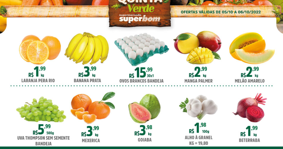 Supermercado Superbom até 06/10/2022