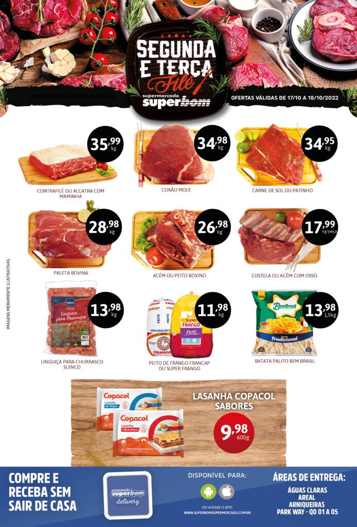 encarte de ofertas supermercado superbom brasilia df