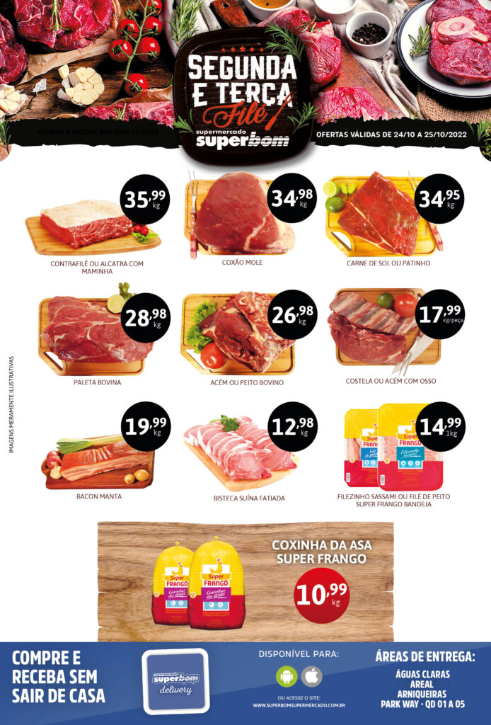 encarte de ofertas supermercado superbom brasilia df
