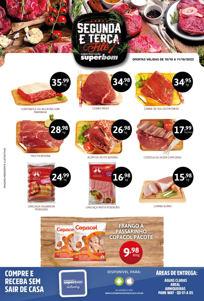encarte de ofertas supermercado superbom brasilia df