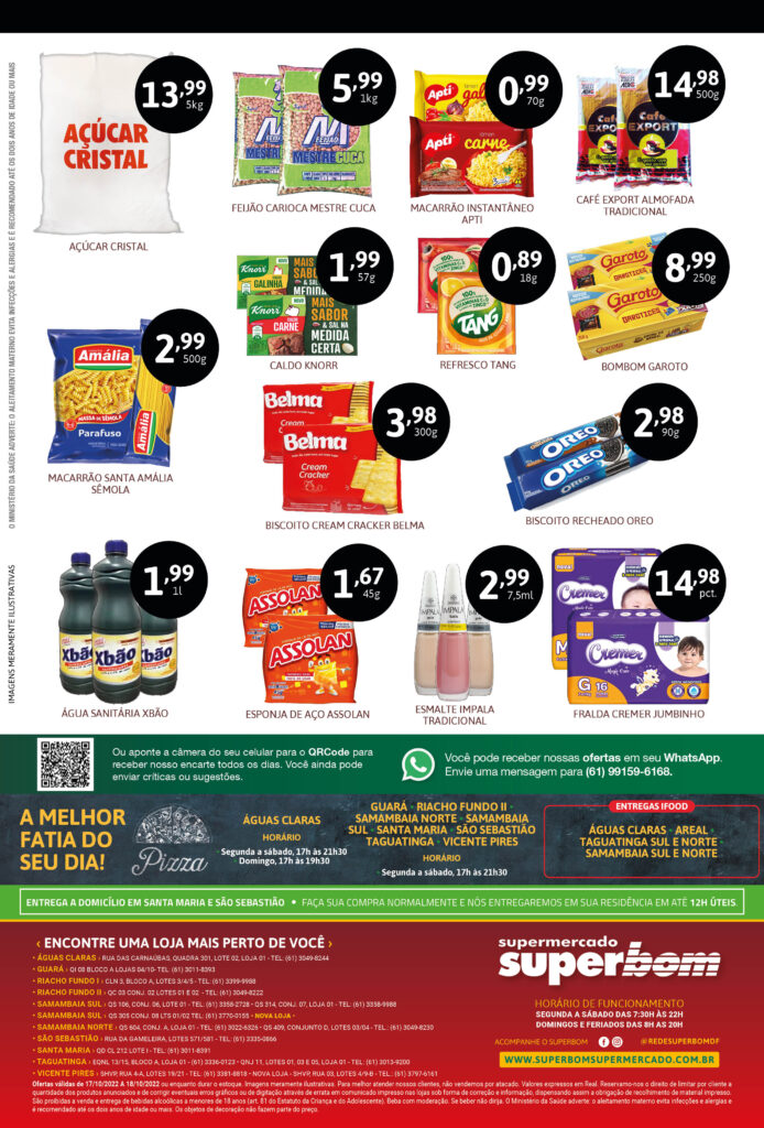 encarte de ofertas supermercado superbom brasilia df