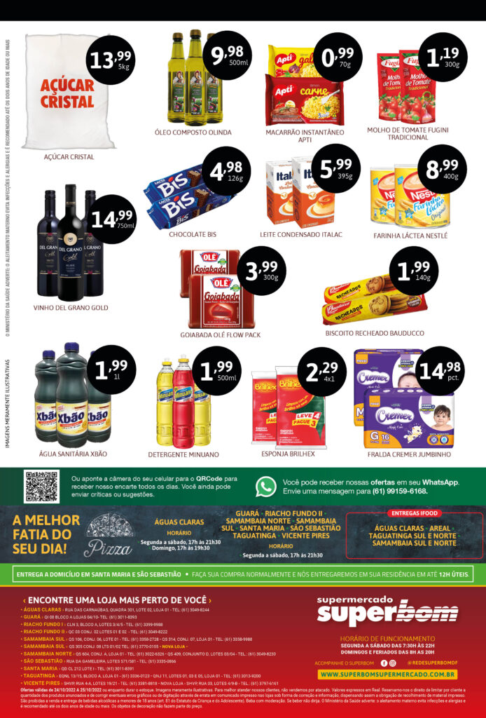encarte de ofertas supermercado superbom brasilia df