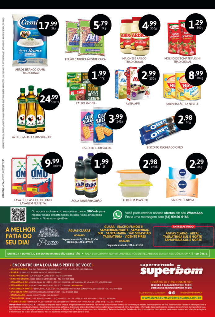 encarte de ofertas supermercado superbom brasilia df