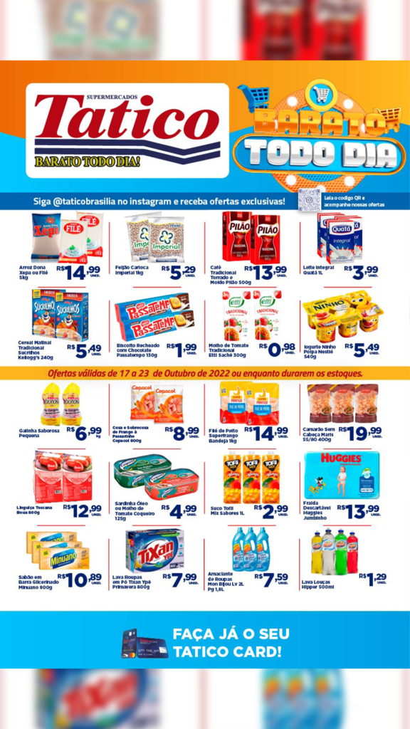 encartes de ofertas supermercado tatico Brasília DF