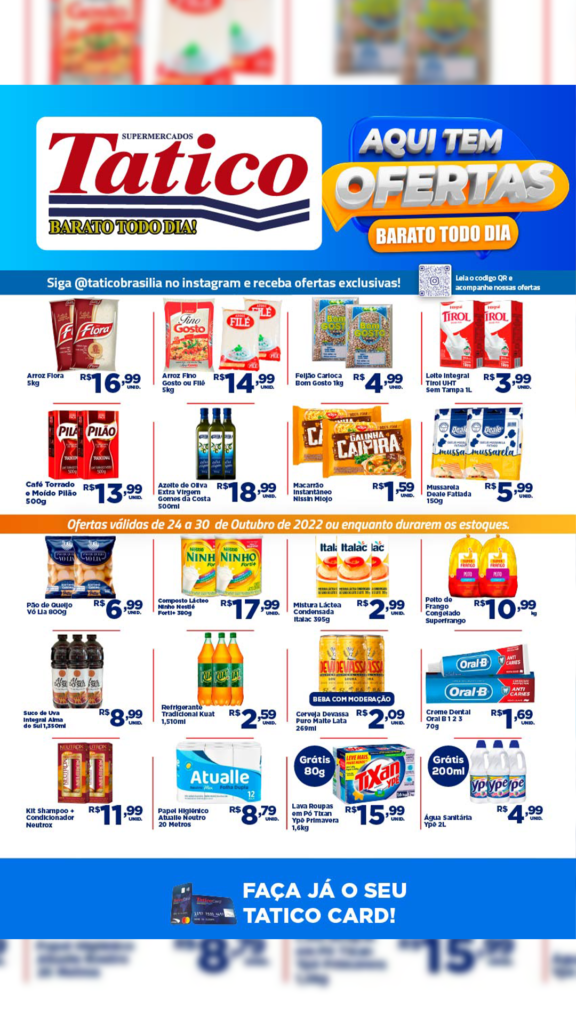 encartes de ofertas supermercado tatico Brasília DF