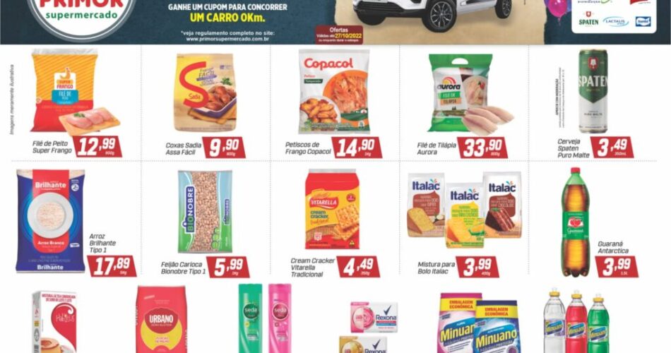 Supermercado Primor até 27/10/2022