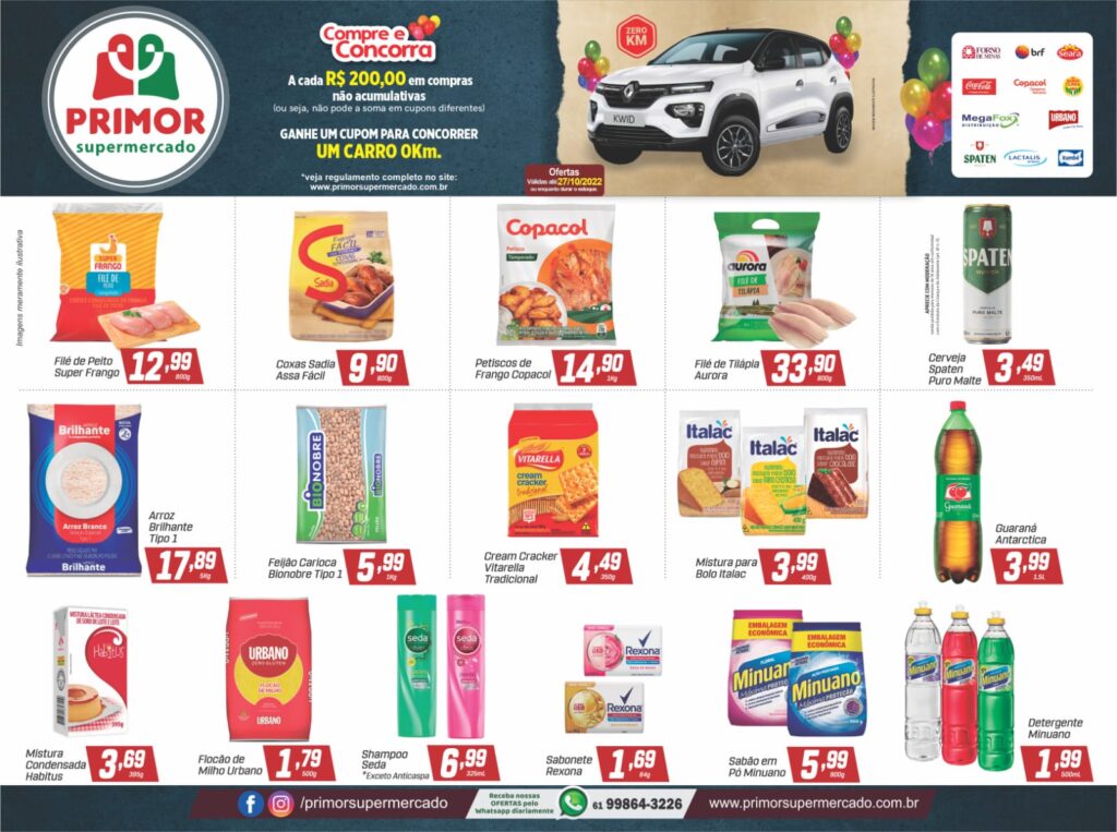 ofertas supermercado primor distrito federal